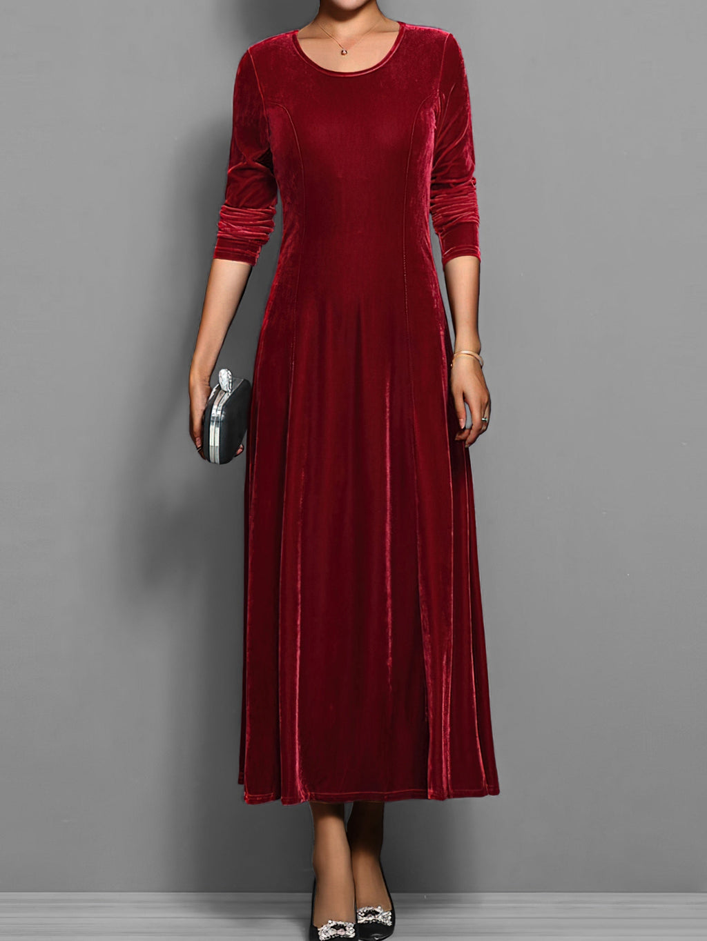 Soft Velvet Dress – Zalumo