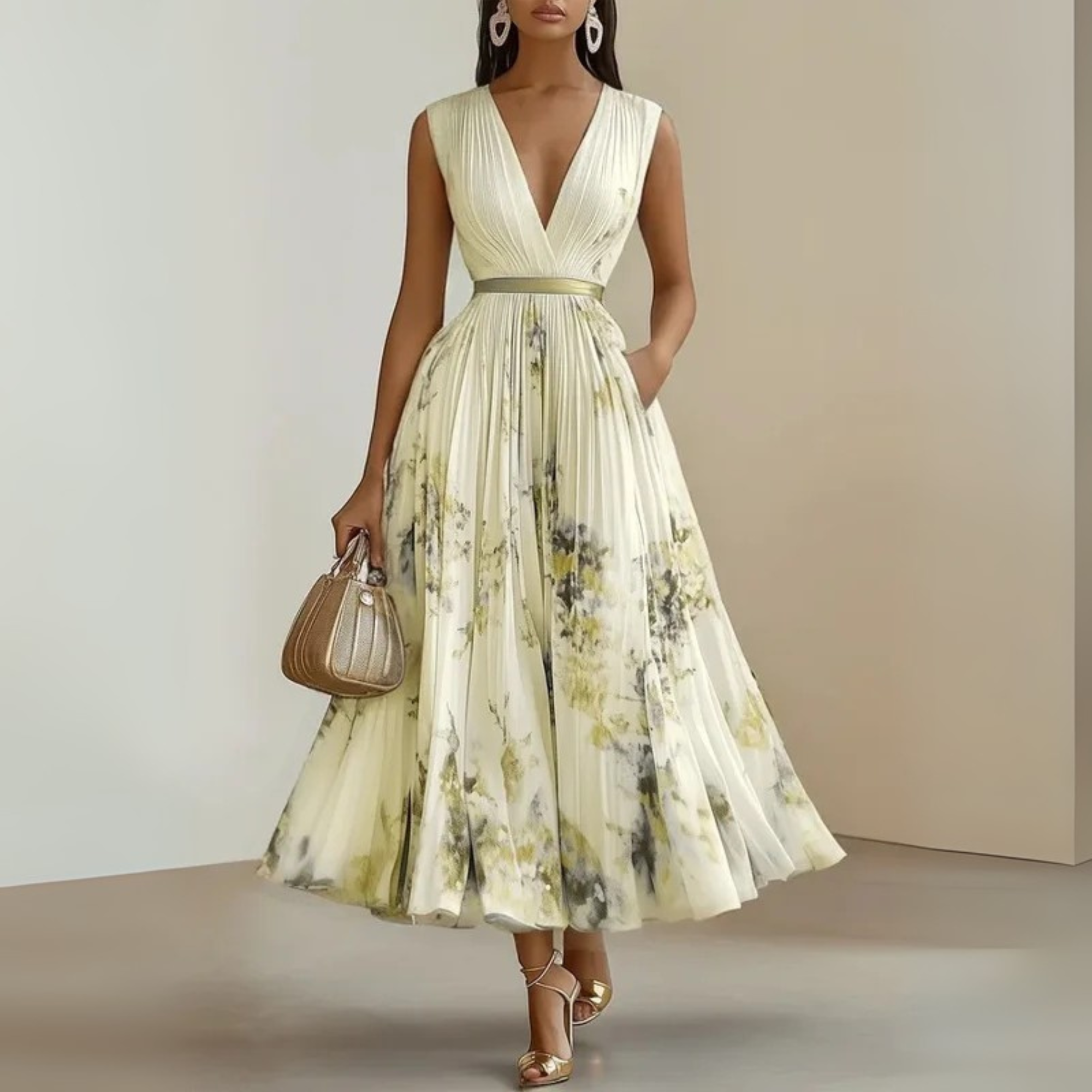 Flowy Sleeveless Summer Maxi Dress – Zalumo