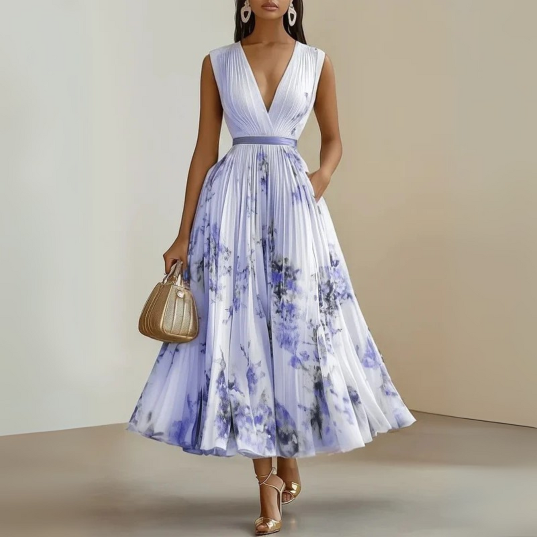 Flowy Sleeveless Summer Maxi Dress – Zalumo
