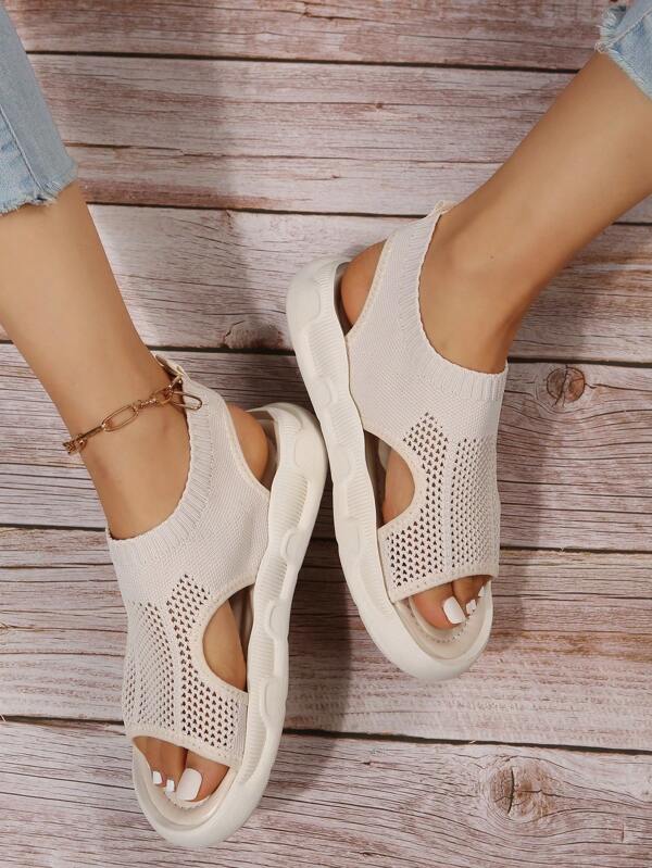 Women's Casual Open Toe Slip-On Platform Sandals – Zalumo