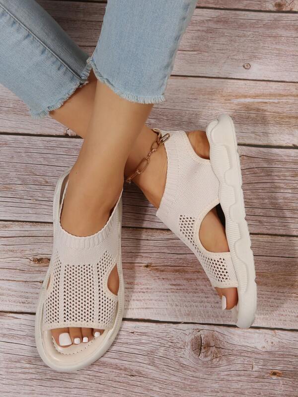 Women's Casual Open Toe Slip-On Platform Sandals – Zalumo