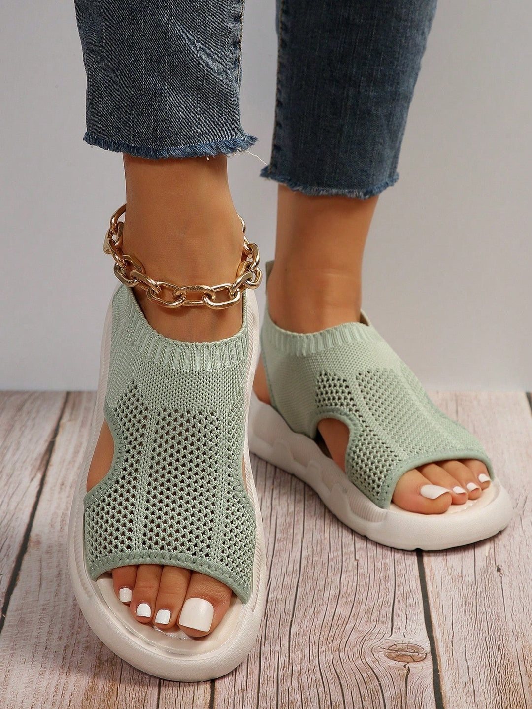 Women's Casual Open Toe Slip-On Platform Sandals – Zalumo