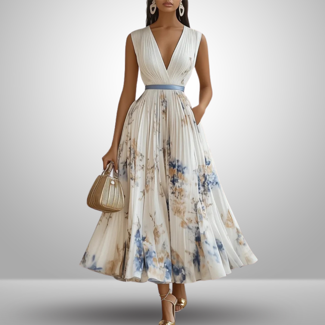 Flowy Sleeveless Summer Maxi Dress – Zalumo