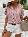 Chic Floral Print Blouse – Zalumo