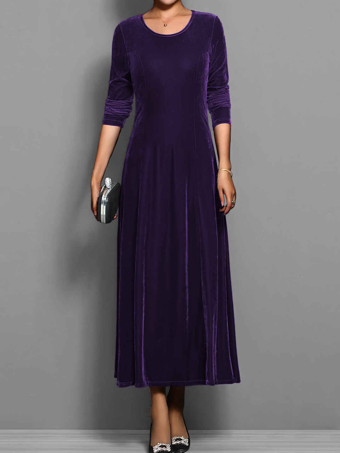 Soft Velvet Dress – Zalumo