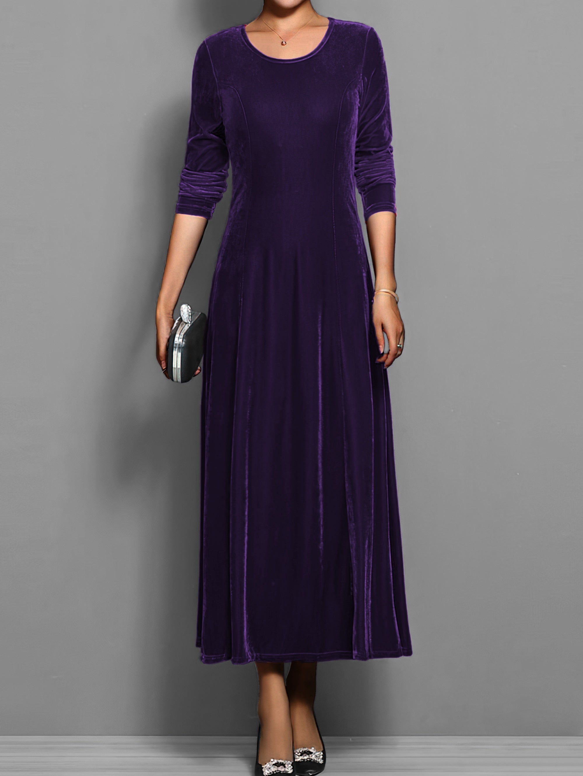 Soft Velvet Dress – Zalumo