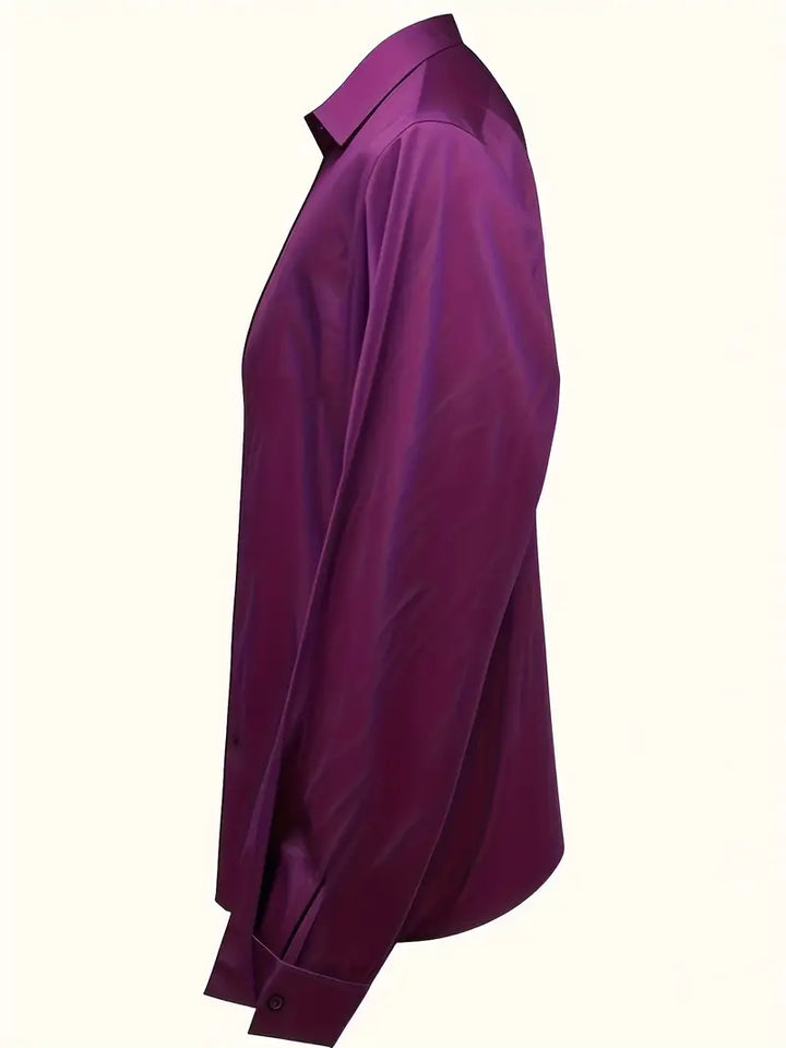 Premium V-Neck Satin Blouse