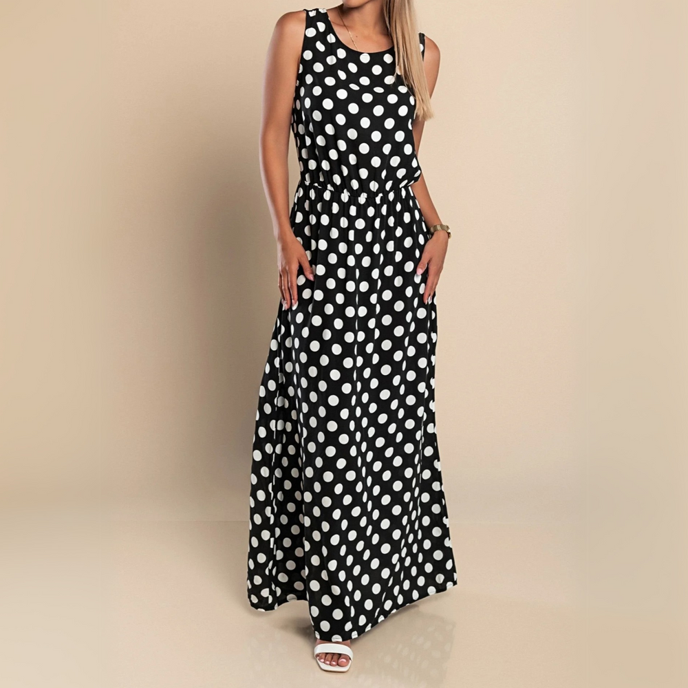 Polka Dot Maxi Dress – Zalumo
