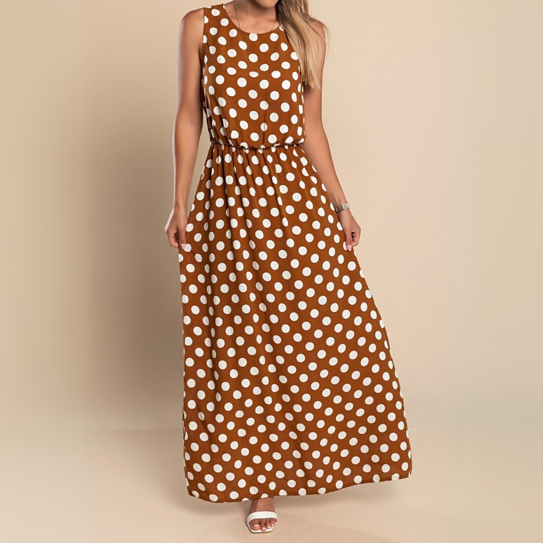 Polka Dot Maxi Dress – Zalumo
