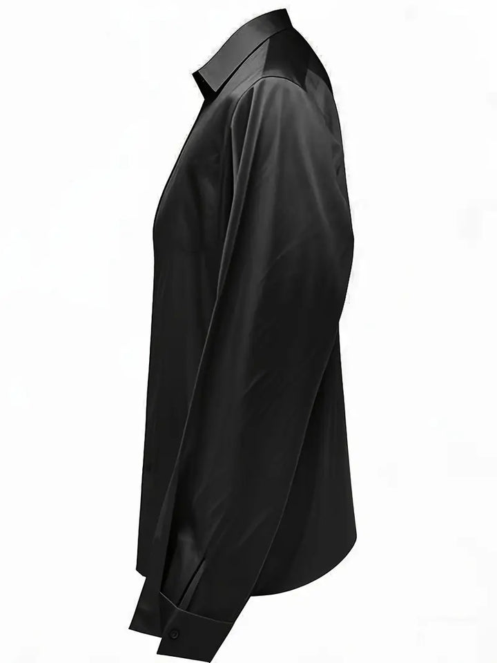 Premium V-Neck Satin Blouse