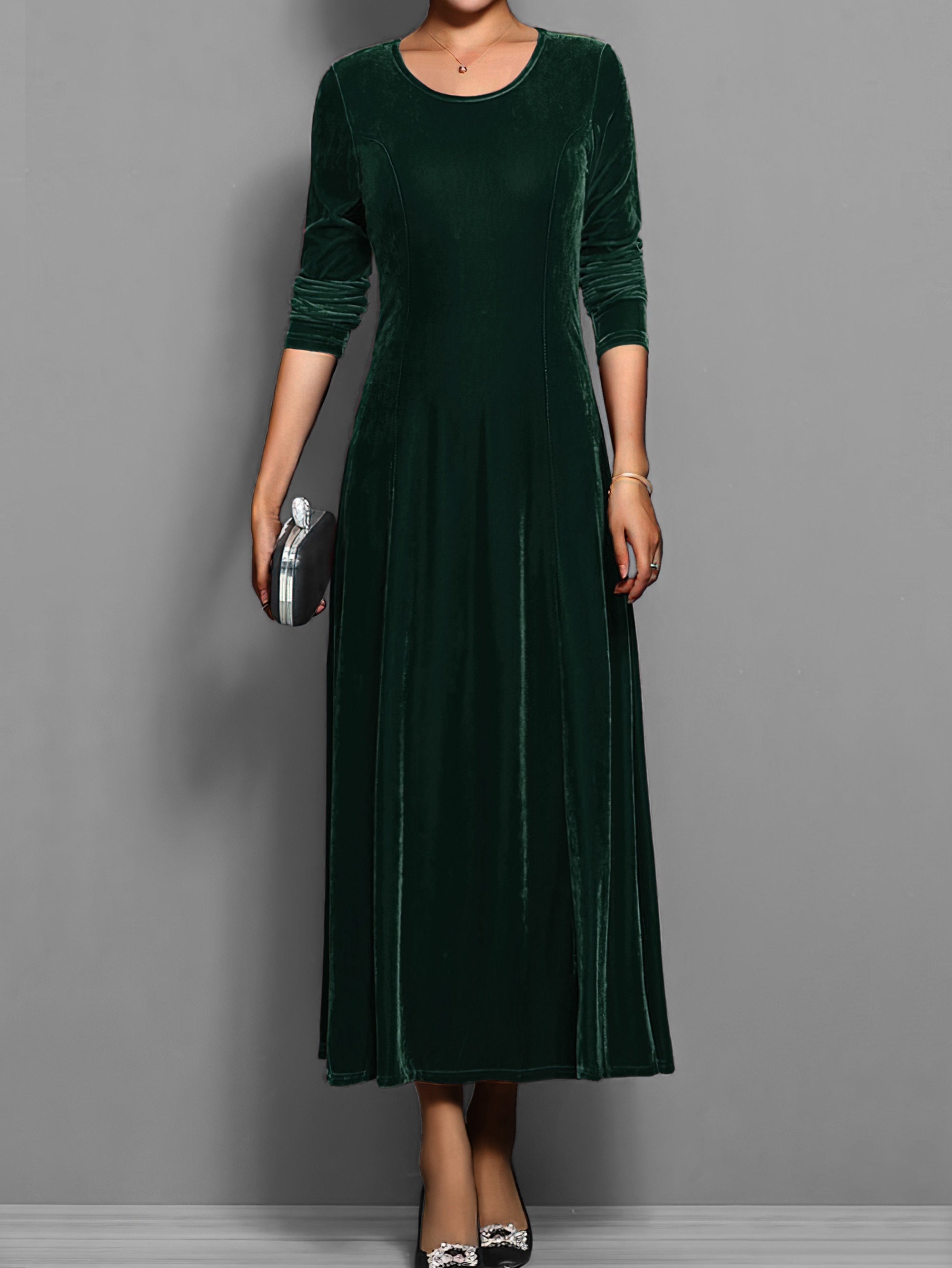 Soft Velvet Dress – Zalumo