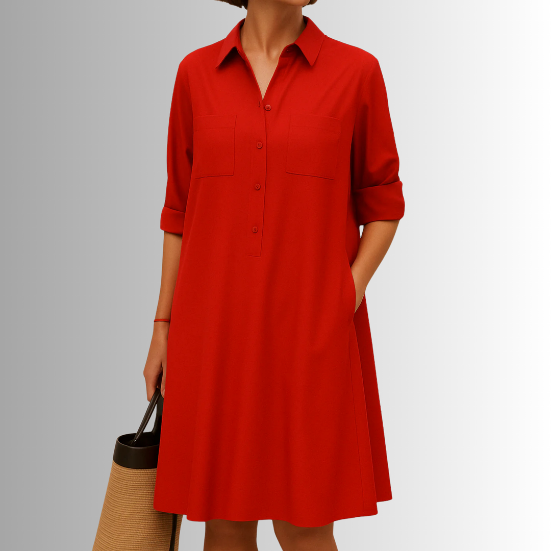 Lightweight Button Dress – Zalumo