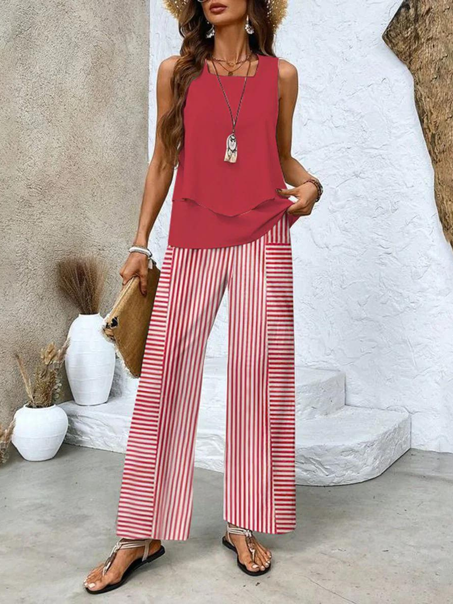 Chic Two-Piece Ensemble – Zalumo