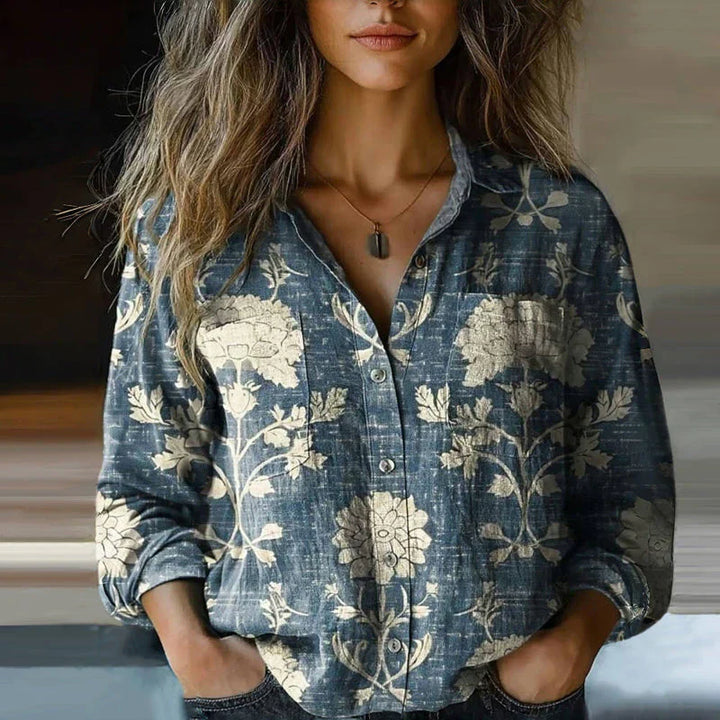 Bohemian Pattern Vintage Blouse – Zalumo