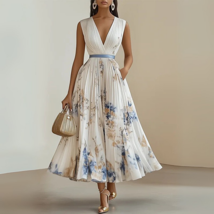 Flowy Sleeveless Summer Maxi Dress – Zalumo