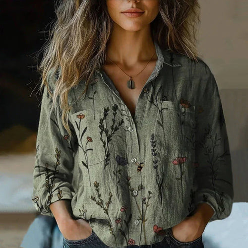 Bohemian Pattern Vintage Blouse – Zalumo