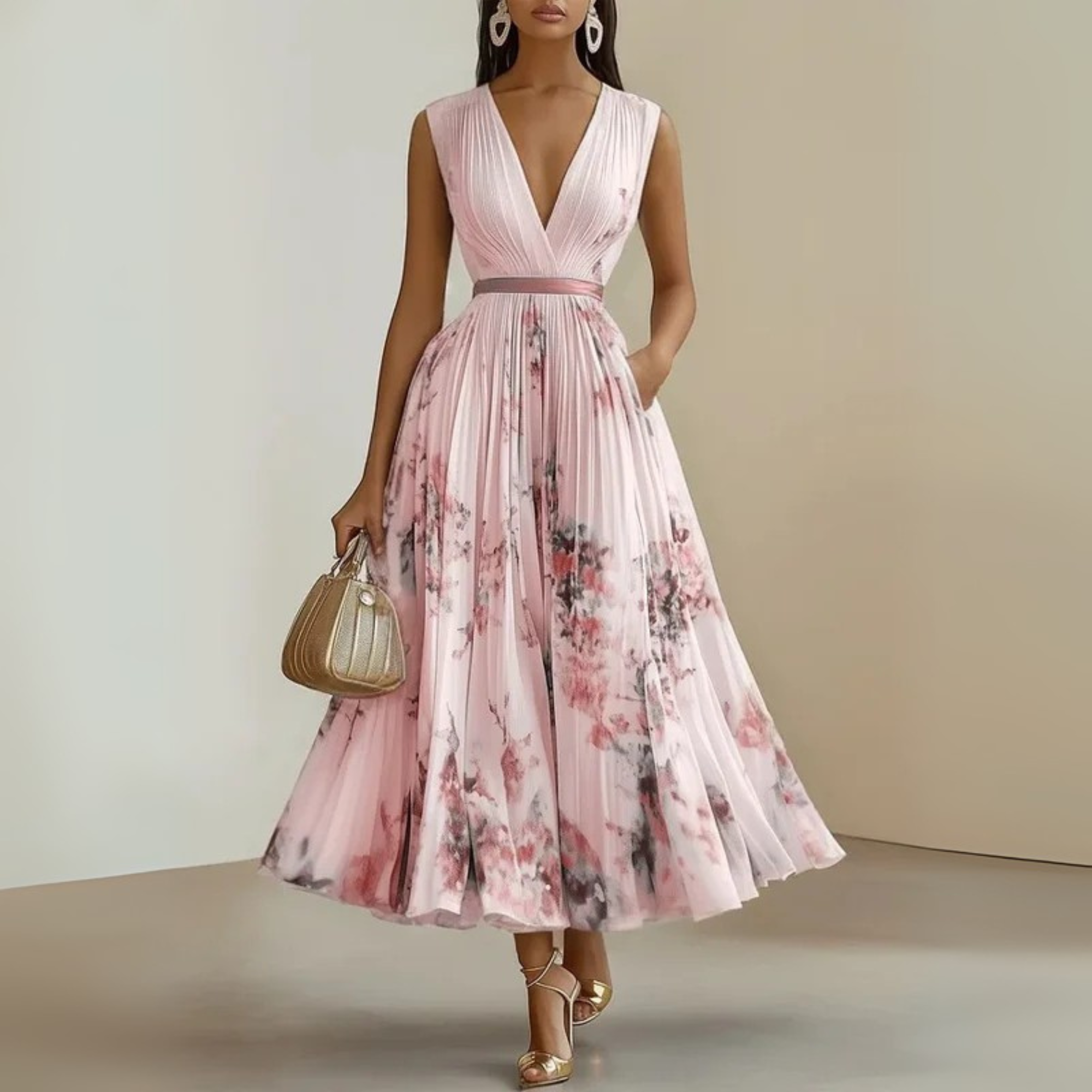 Flowy Sleeveless Summer Maxi Dress – Zalumo