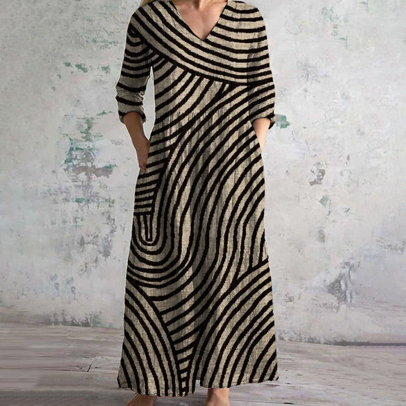 Vintage Striped dress – Zalumo