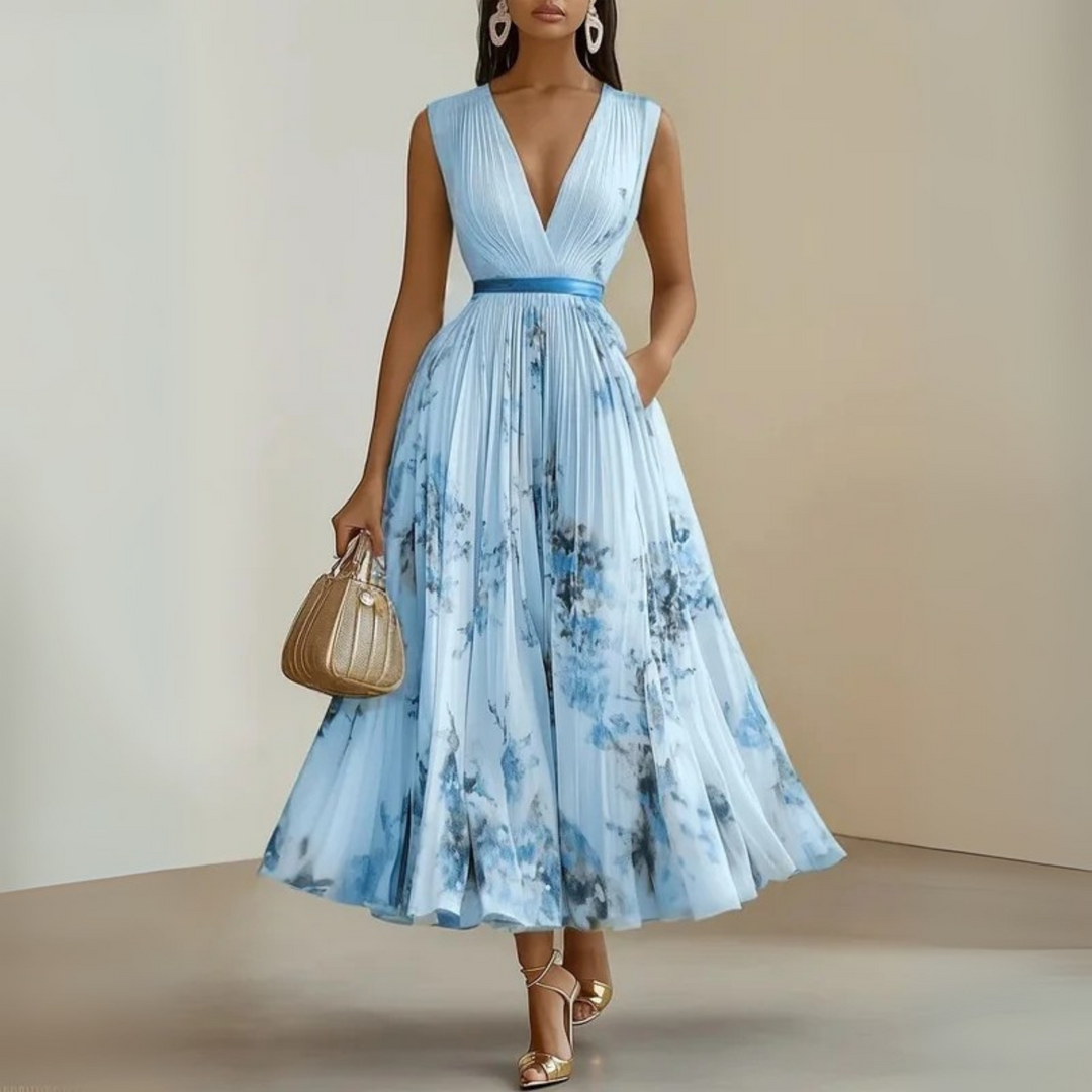Flowy Sleeveless Summer Maxi Dress – Zalumo