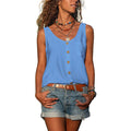 Casual Sleeveless Top with Loose Fit – Zalumo