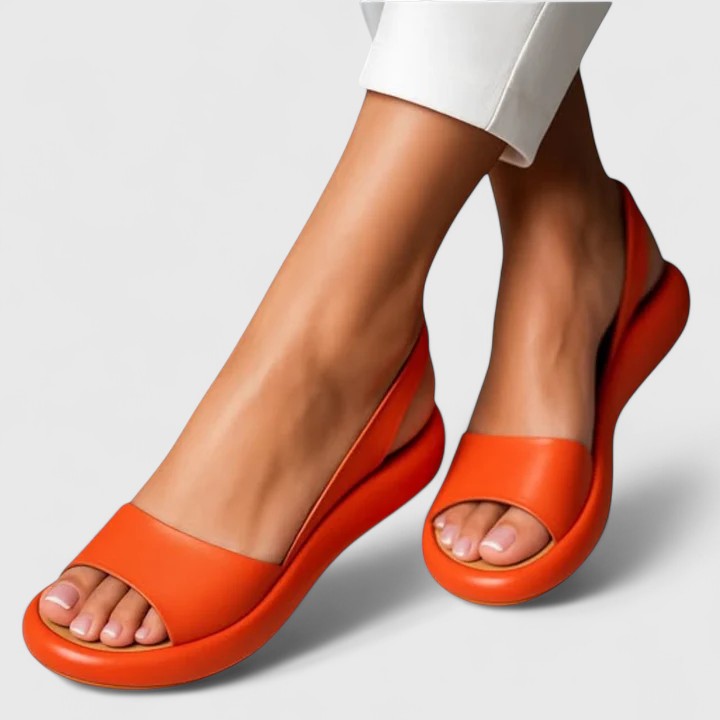 Women's Open Toe Platform Wedge Slingback Sandals – Zalumo