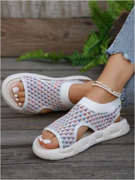 Women's Casual Open Toe Slip-On Platform Sandals – Zalumo