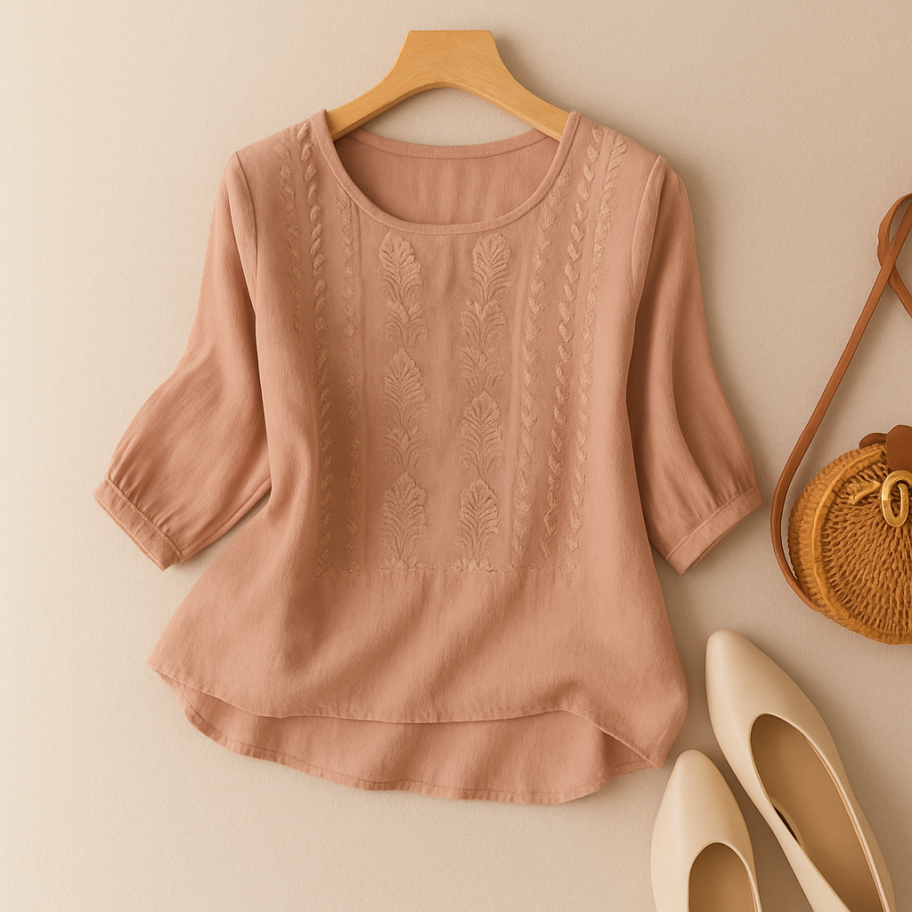 Floral Relaxed Blouse – Zalumo