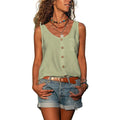 Casual Sleeveless Top with Loose Fit – Zalumo