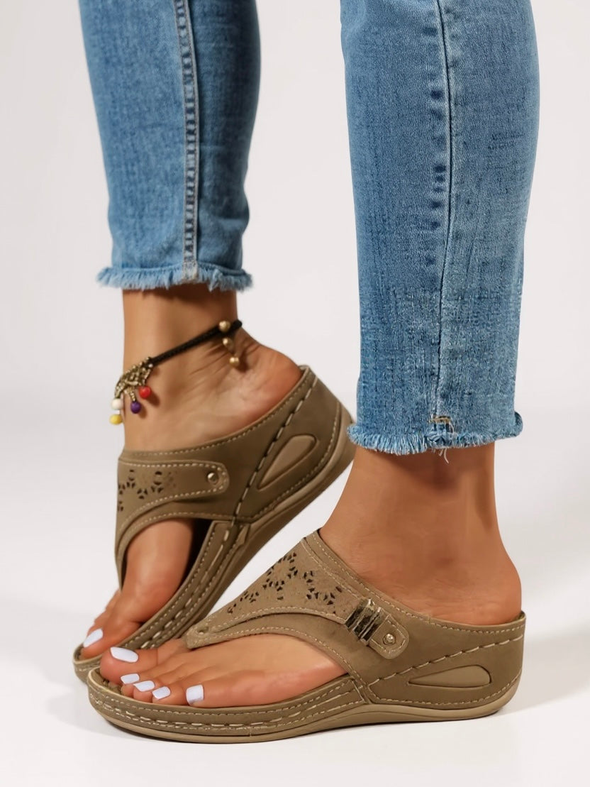 Women's Cushioned Adjustable Sandals – Zalumo