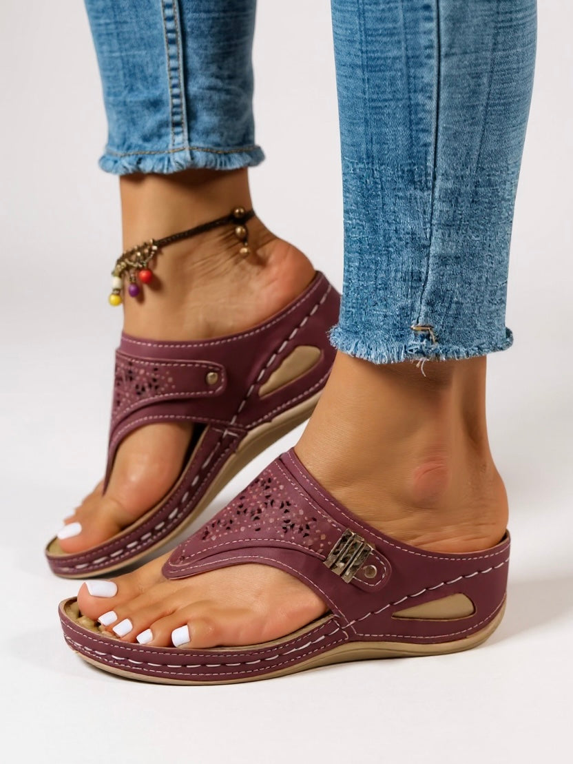 Women's Cushioned Adjustable Sandals – Zalumo