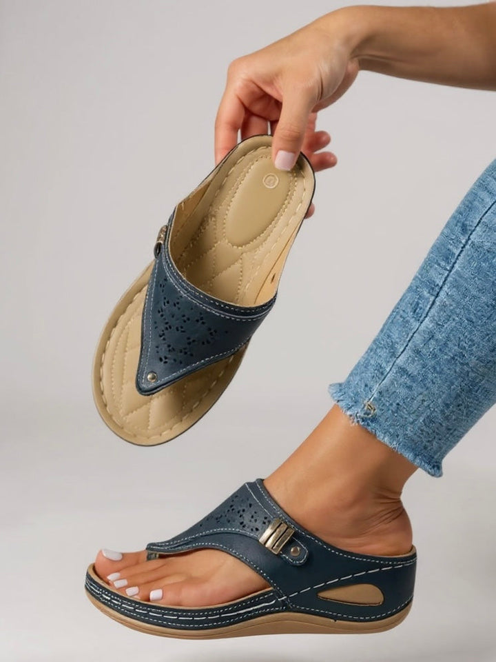 Women's Cushioned Adjustable Sandals – Zalumo