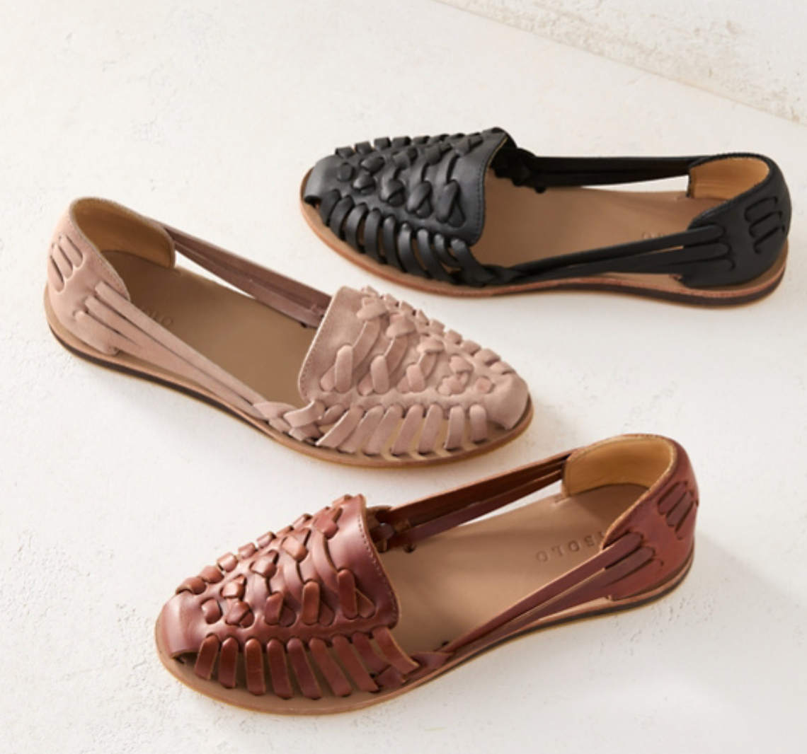 Women's Woven Flat Buckle Sandals – Zalumo