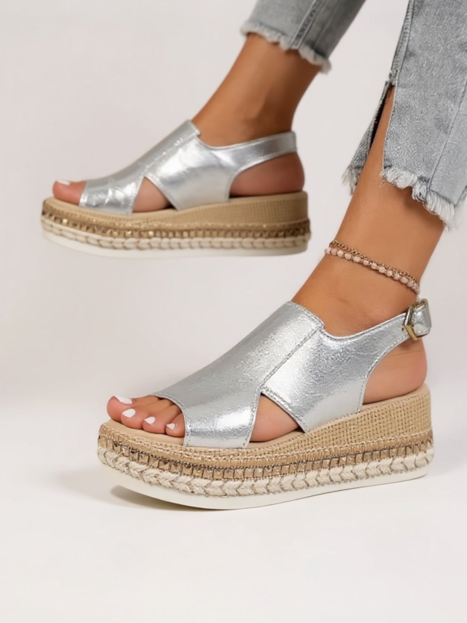 Women's Platform Cushioned Sandals – Zalumo