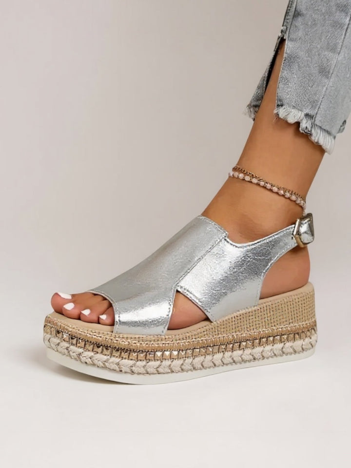 Women's Platform Cushioned Sandals – Zalumo