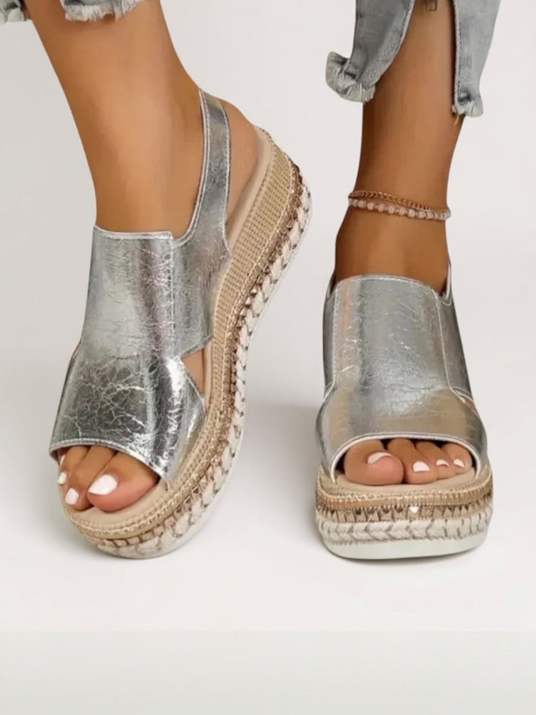 Women's Platform Cushioned Sandals – Zalumo