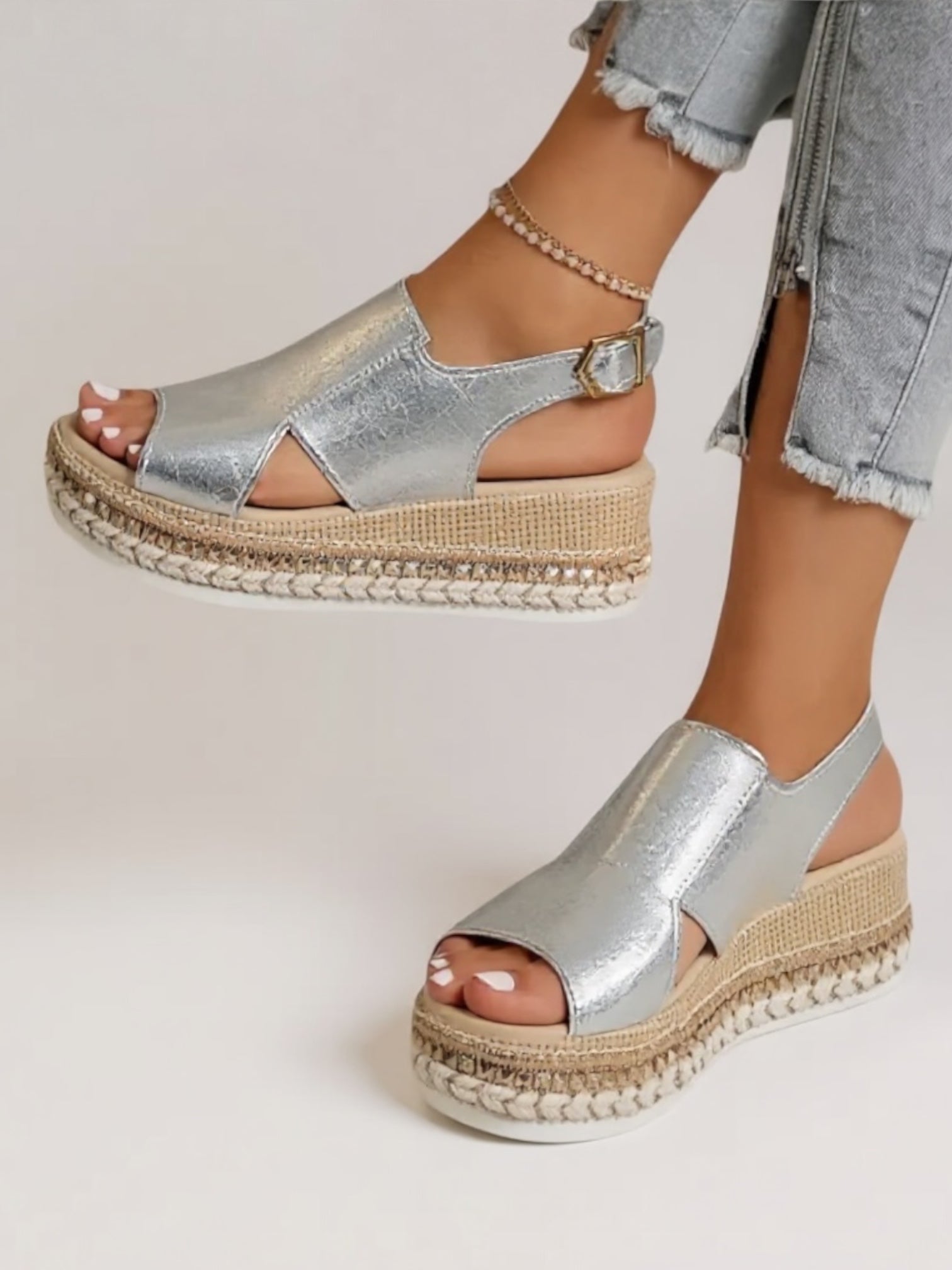 Women's Platform Cushioned Sandals – Zalumo