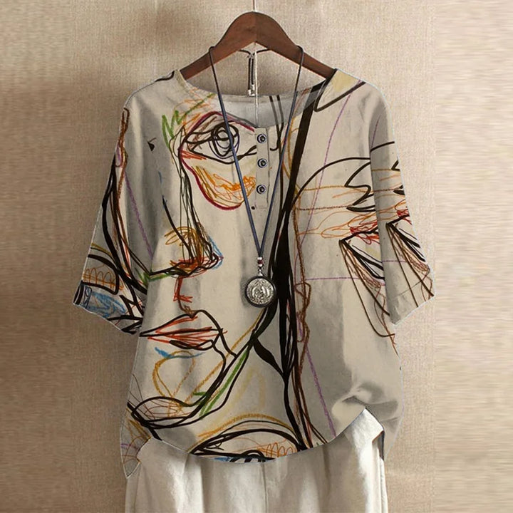 Retro-Inspired Blouse – Zalumo