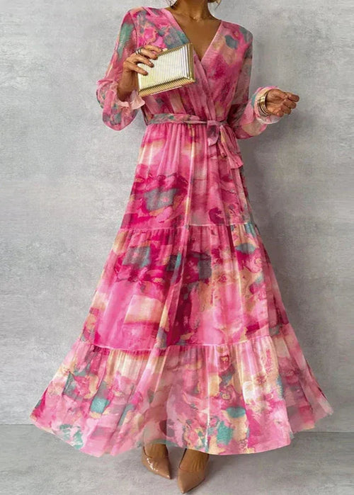 Elegant Floral Dress – Zalumo