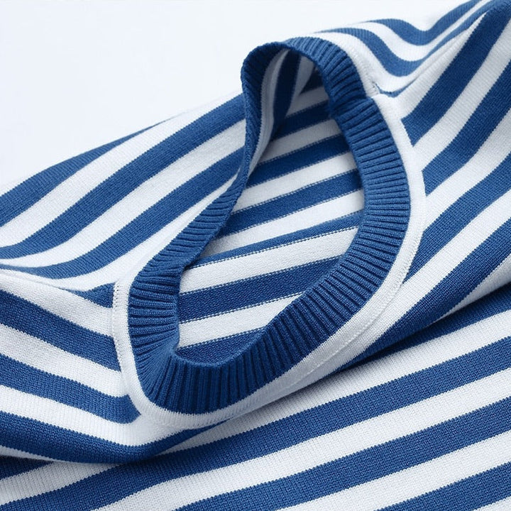 Elegant Striped Summer T-Shirt – Zalumo