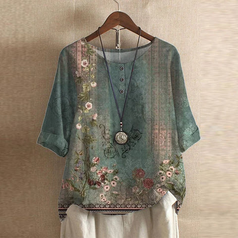 Retro-Inspired Blouse – Zalumo