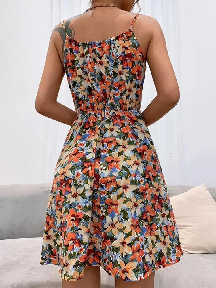 Effortless Floral Summer Dress – Zalumo