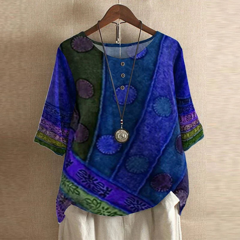 Retro-Inspired Blouse – Zalumo