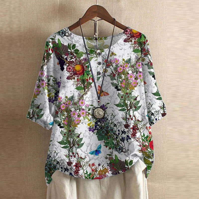 Retro-Inspired Blouse – Zalumo