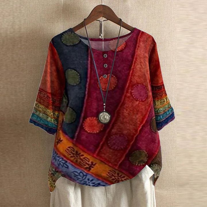 Retro-Inspired Blouse – Zalumo
