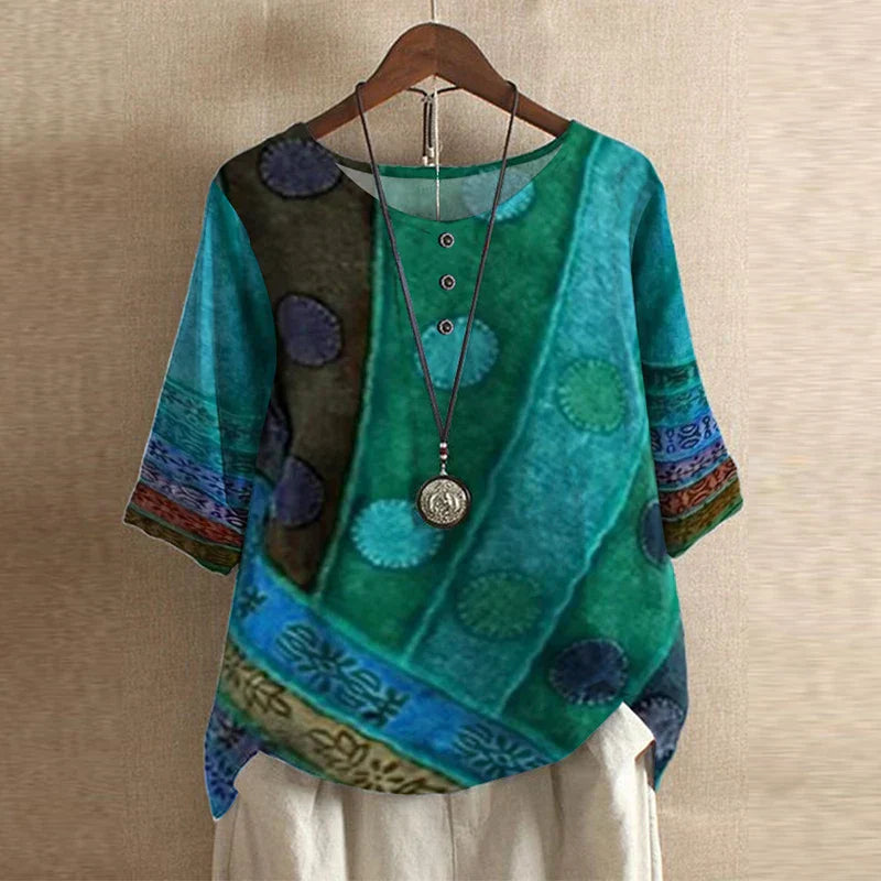Retro-Inspired Blouse – Zalumo