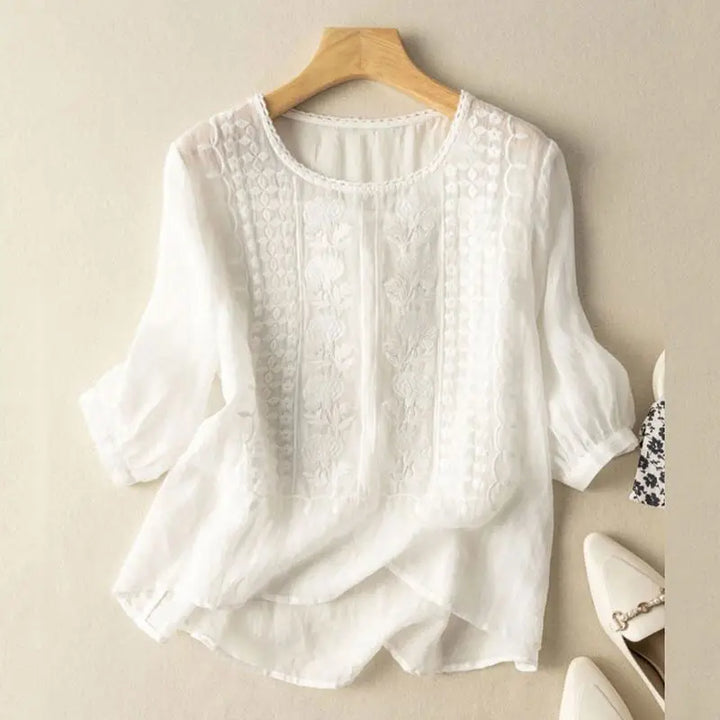 Floral Relaxed Blouse – Zalumo