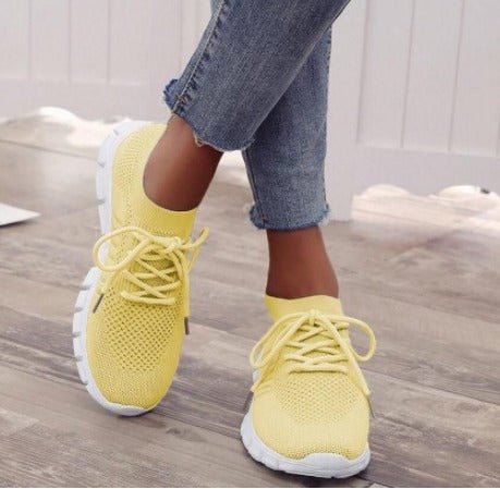 Women's Casual Lace-Up Lightweight Sneakers Running Shoes – Zalumo