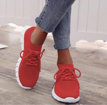 Women's Casual Lace-Up Lightweight Sneakers Running Shoes – Zalumo