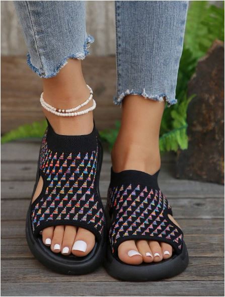 Women's Casual Open Toe Slip-On Platform Sandals – Zalumo