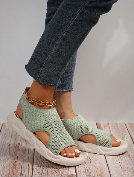Women's Casual Open Toe Slip-On Platform Sandals – Zalumo
